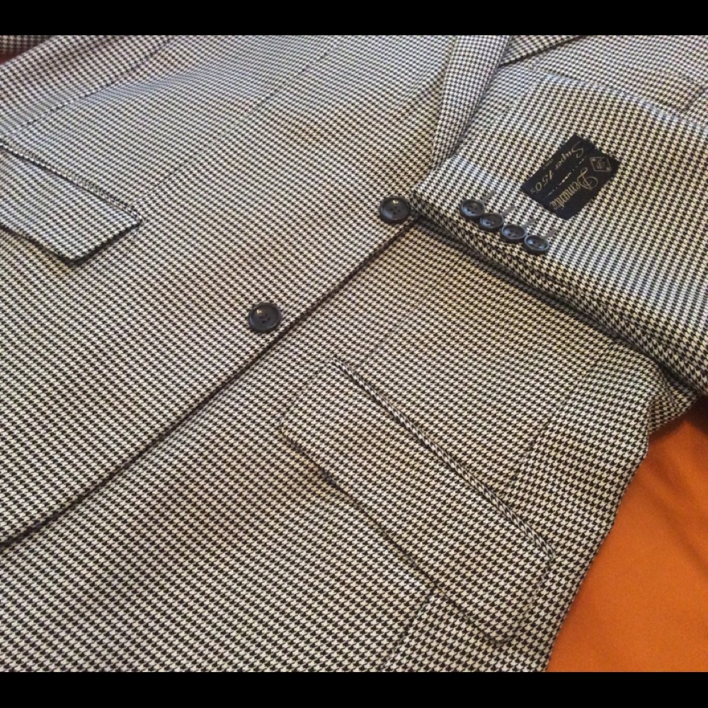 NEW MEN’S CLASSIC SPORTCOAT MINI HOUNDSTOOTH - Picture 6 of 6